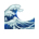 emoji water wave